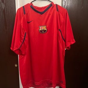 Nike Dri-Fit Red FC Barcelona Shirt - XL